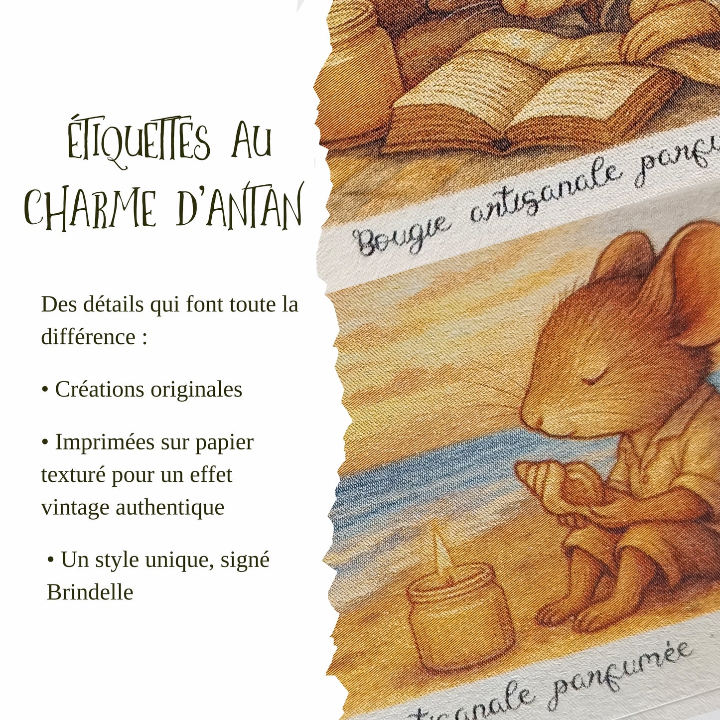 Bougie parfumée en cire de soja – Brise de Provence – bougie végétale lavande