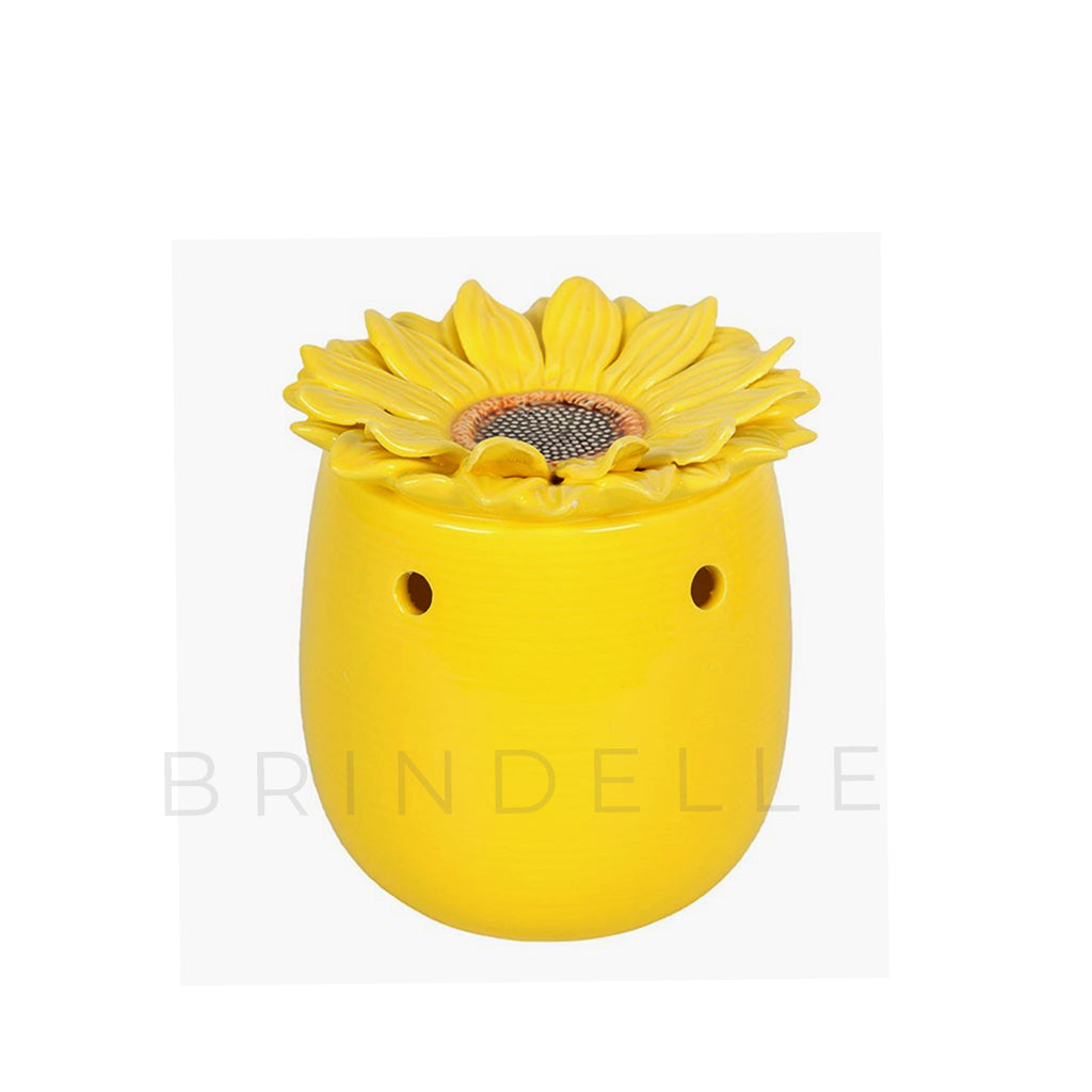 Brûleur décoratif jaune, tournesol. Brindelle