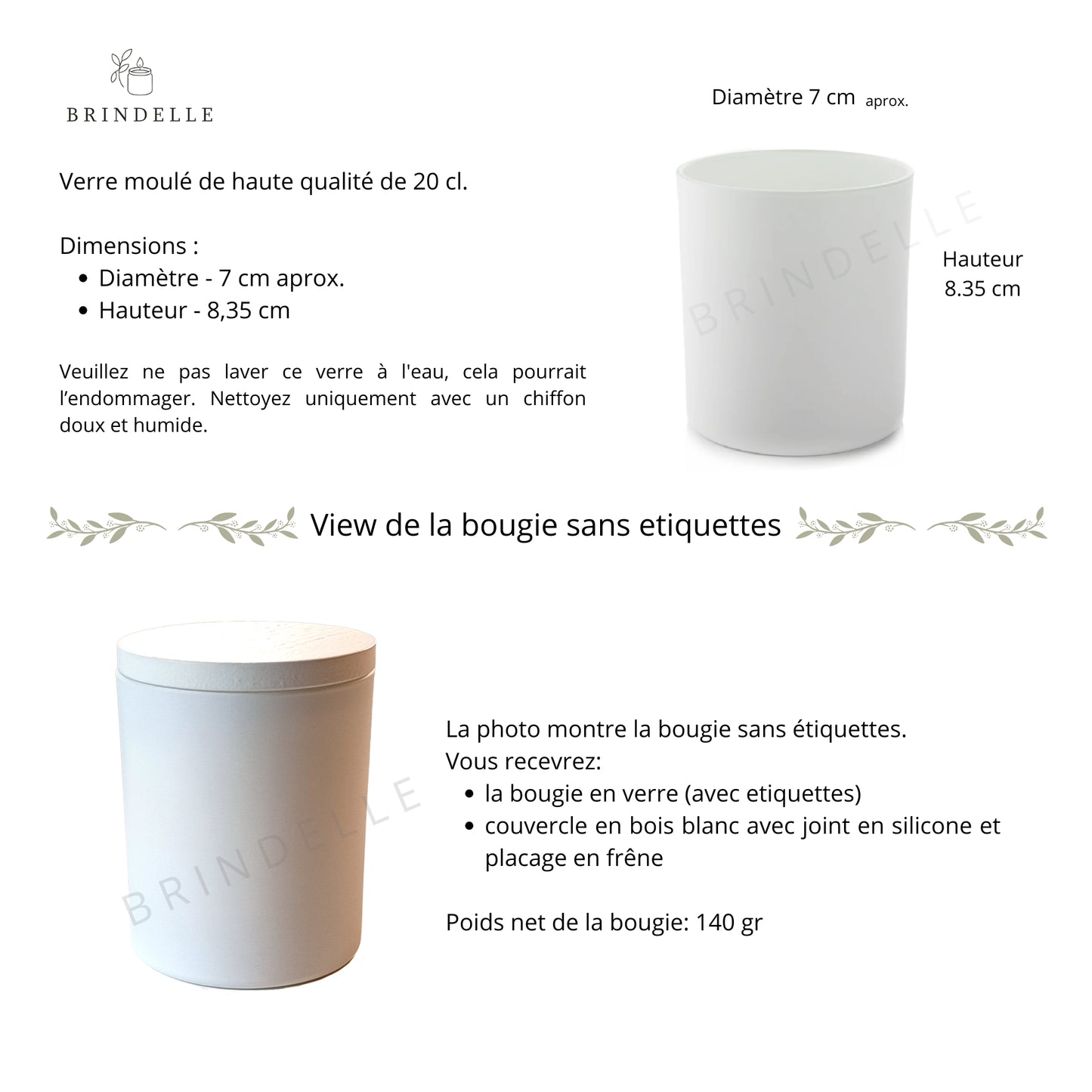 Bougie parfumée en cire de soja – La Nuit des Lucioles