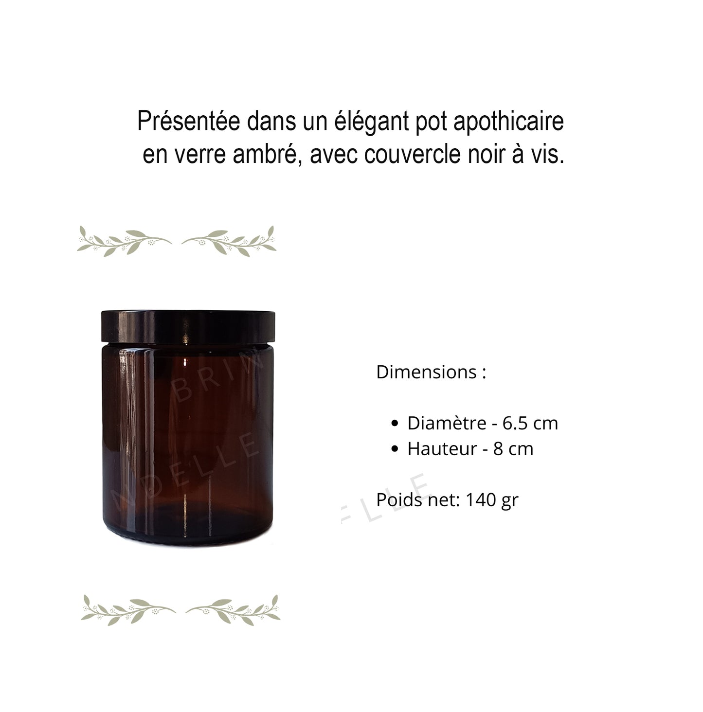 Bougie parfumée en cire de soja. Sortilège des grenouilles. Senteur terre mouillée , pluie