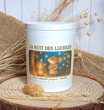 Bougie parfumée en cire de soja – La Nuit des Lucioles