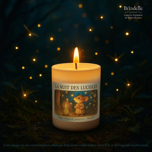 Bougie parfumée en cire de soja – La Nuit des Lucioles