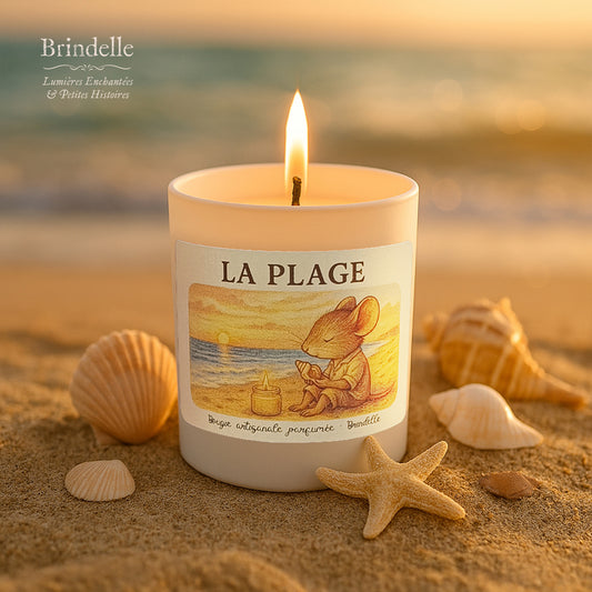 Bougie parfumée en cire de soja – La Plage