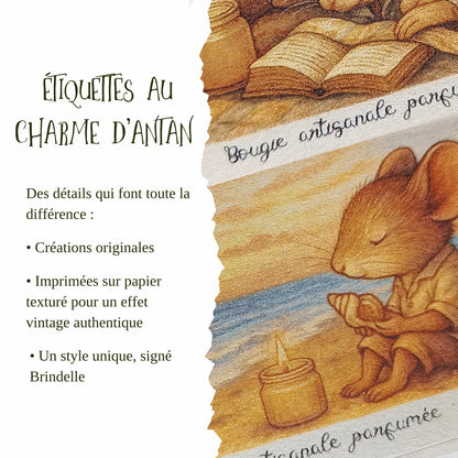 Bougie parfumée en cire de soja – La Nuit des Lucioles