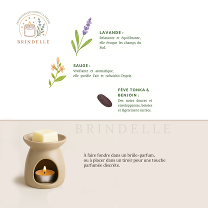 Fondant Parfumé. Brise de Provence. Cire de Soja.