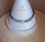 Bracelet Pierre de Lune et Aventurine, Porte-bonheur