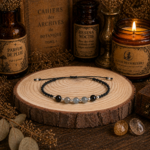 Bracelet Protection Labradorite et Agate Noire – Image 3