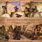 Affiches Numériques de Sorcière Enchantée à Imprimer