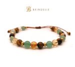 Bracelet citrine, aventurine et œil de tigre – Image 3