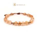 Bracelet citrine ajustable, bracelet abondance – Image 3