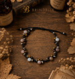 Bracelet pierre de lune et œil de tigre – Image 2