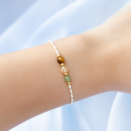 Bracelet Abondance en pierres naturelles
