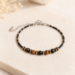 Bracelet fin Triple Protection. Délicat minimaliste – Image 3