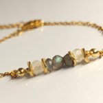 Bracelet Paris. Labradorite et pierre de lune