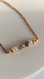 Bracelet Paris. Labradorite et pierre de lune – Image 5