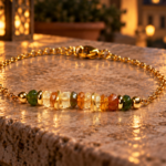 Bracelet Florence en tourmaline et citrine