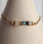 Bracelet Paris. Labradorite et pierre de lune – Image 3