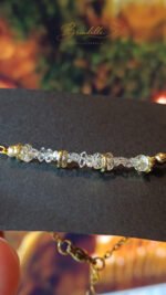 Bracelet Vienne en diamants Herkimer et citrine – Image 5