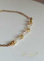 Bracelet Vienne en diamants Herkimer et citrine – Image 2