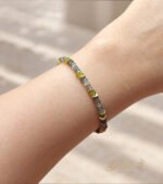Bracelet Rêverie en labradorite, péridot et citrine naturelle. – Image 2