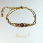Bracelet Arabesque en tourmaline pétrole et citrine naturelle (Copie) – Image 4