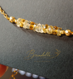 Bracelet Novembre doré. Citrine naturelle AAA – Image 8