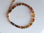 Bracelet Arabesque en tourmaline pétrole et citrine naturelle – Image 7